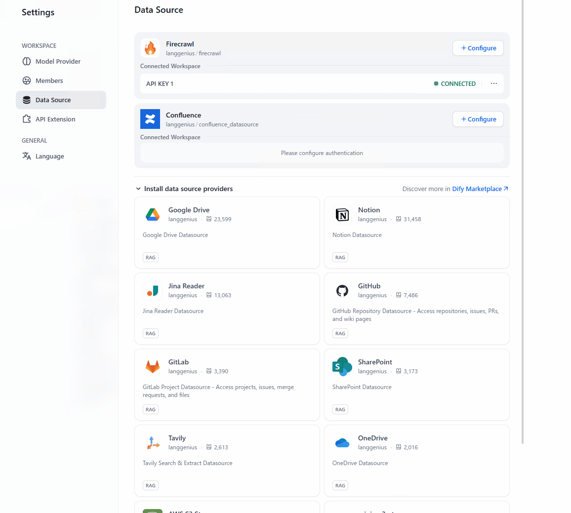dify firecrawl setting bug