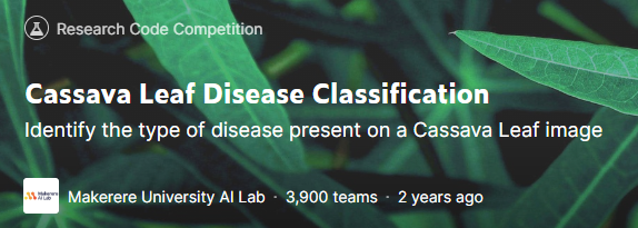 Cassava Leaf Disease Classification 🥈